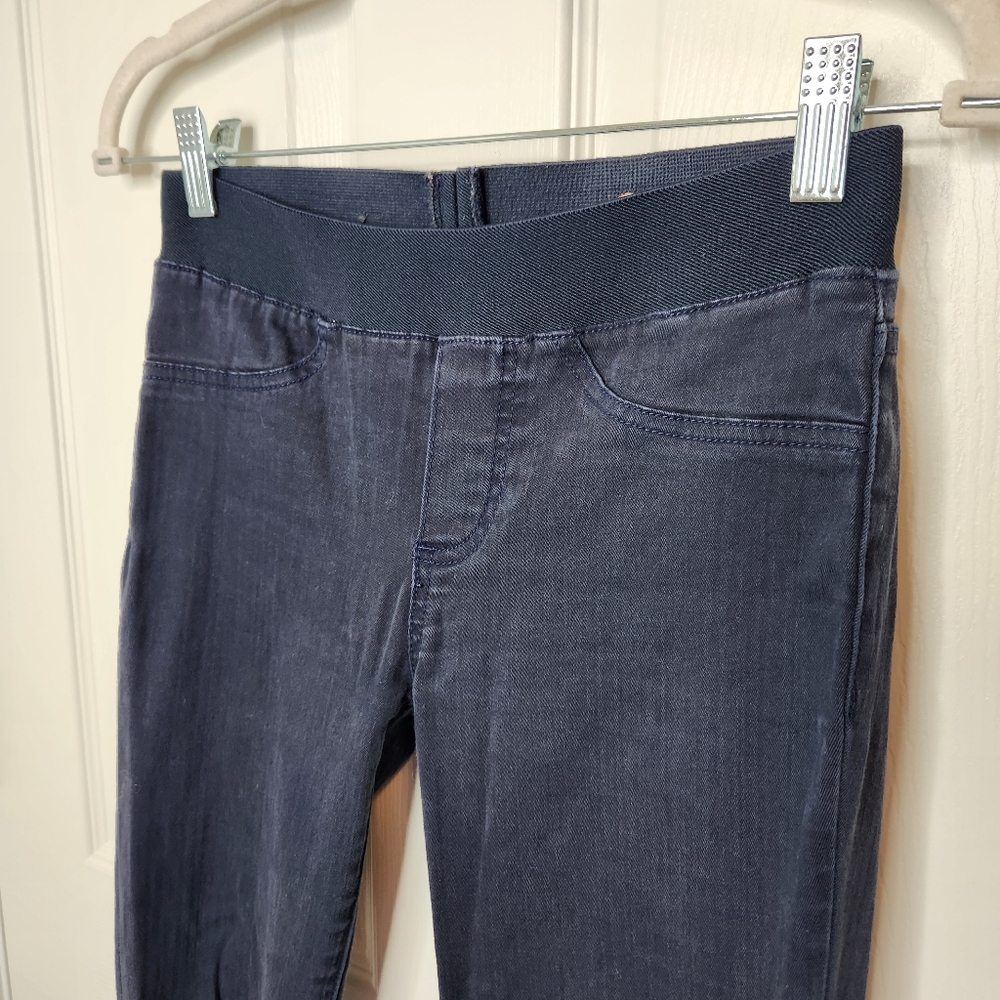 Tory Burch Navy Blue Jean Leggings Jeggings Skinny Size 24 - Picture 3 of 7